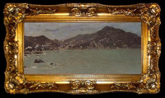 framed  Mikhail Vrubel Portofino,italy, ta009-2